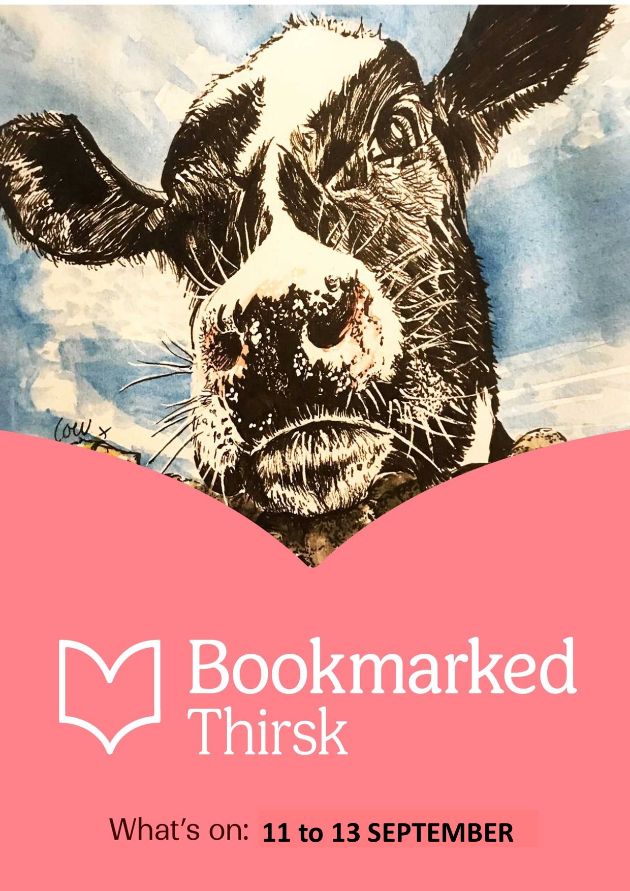 Author Event with Lucy Saggers 6 Bookmarket cow face